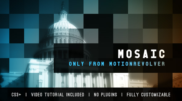 Mosaic Lower Third & Title Kit - 5