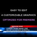 Broadcast News Lower Thirds MOGRT for Premiere Pro