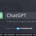 Chat GPT AI Elements Graphics Template for After Effects