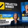 Projected Winner Election Kit MOGRT for Premiere Pro