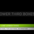 Boxes Lower Thirds Graphics Template for After Effects