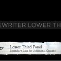 Typewriter Lower Thirds Graphics Template for After Effects