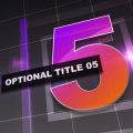 Countdown Titles video graphics template for After Effects