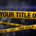 Crime Scene Graphics Package Video Template for After Effects