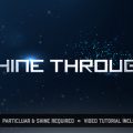 Shine Through Title Intro Graphics Template for After Effects