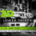 3D Boxes Lower Thirds MOGRT Graphics Template for Premiere Pro