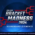 Bracket Madness Scoreboard Elements Graphics Template for After Effects