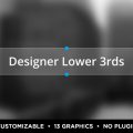 Designer Titles & Lower Thirds Graphics Template for After Effects