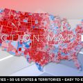 Election Map PRO Graphics Templates for After Effects