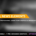 Local News Elements Lower Thirds MOGRT for Premiere Pro