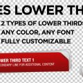 Pages Lower Thirds Graphics Template for After Effects