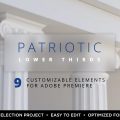 Patriotic Lower Thirds & Titles MOGRT for Premiere