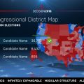 2026 Midterm Election Map | State Congressional Districts After Effects Video Template