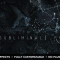 Subliminal Slideshow Graphics Template for After Effects