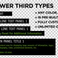 Unhinged Lower Thirds Graphics Template for After Effects