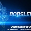 Winter Olympic Games Event Titles Backgrounds Motion Graphics